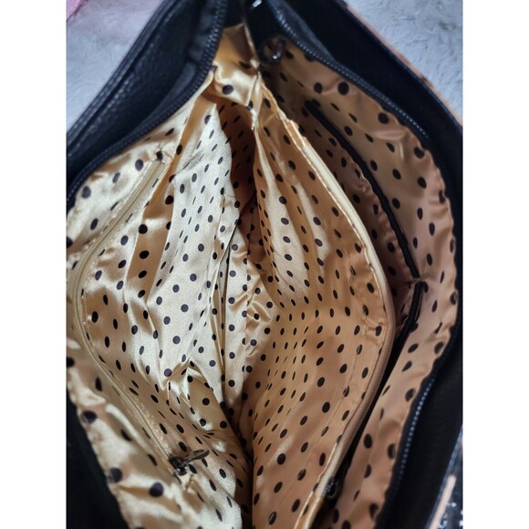 Orange Rhinestone Flower Boho Crossbody Purse - Picture 5 of 5